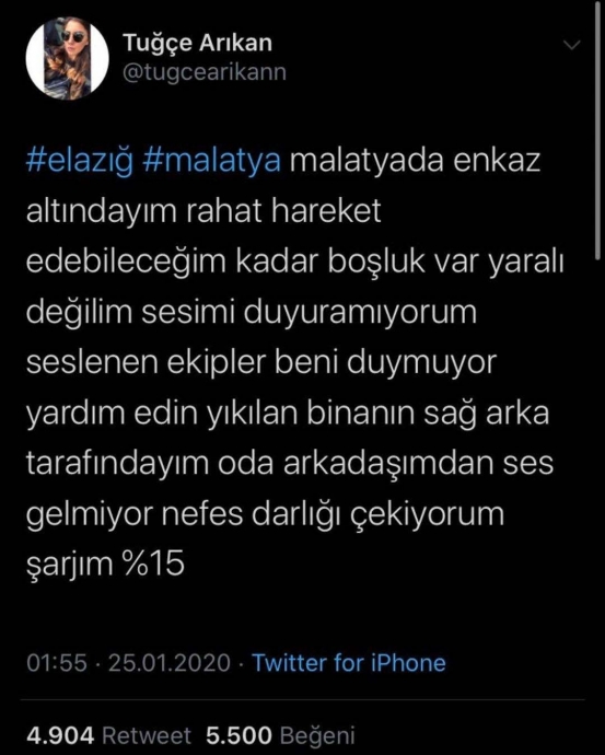 enkazın altındayım yardım edin diyen sahtekarlar