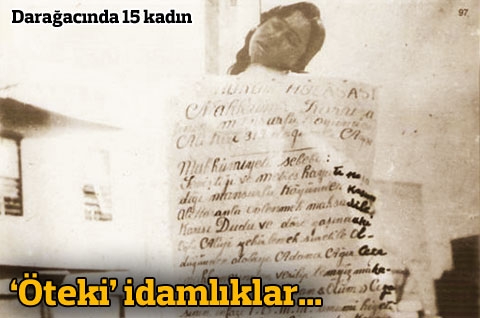 cumhuriyet tarihinde idam edilen 15 kadın