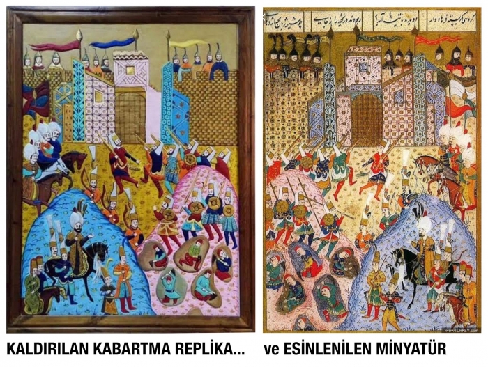ertuğrul gazi diye engin altan ın heykelini dikmek