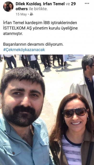 ibb nin chp sekreterini yönetim kuruluna ataması