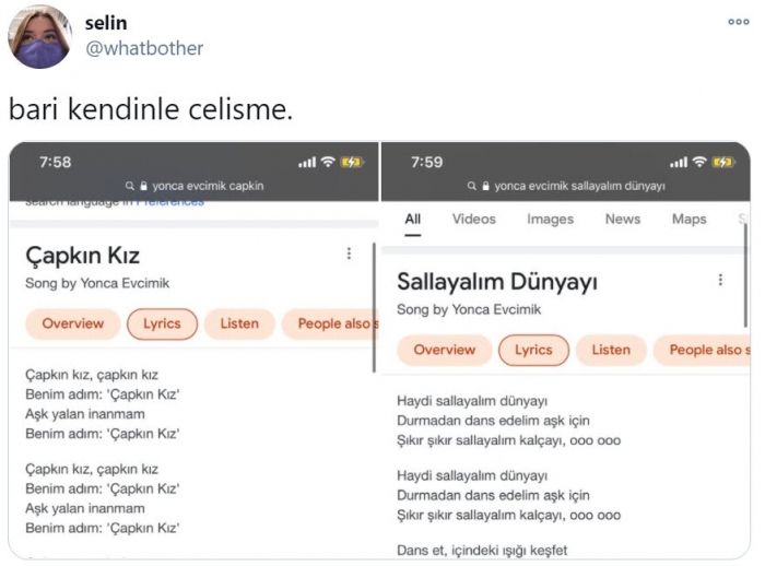 yonca evcimik ten tartışma yaratan şarkı sözleri