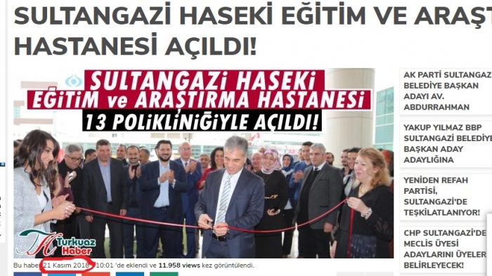 7 ay önce açılan hastaneyi yeniden açmak