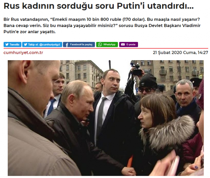 putin e bu maaşla nasıl geçineyim diyen kadın