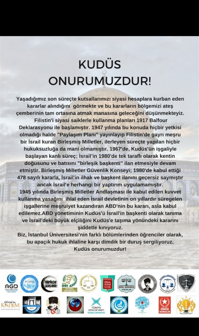 kudüs onurumuzdur