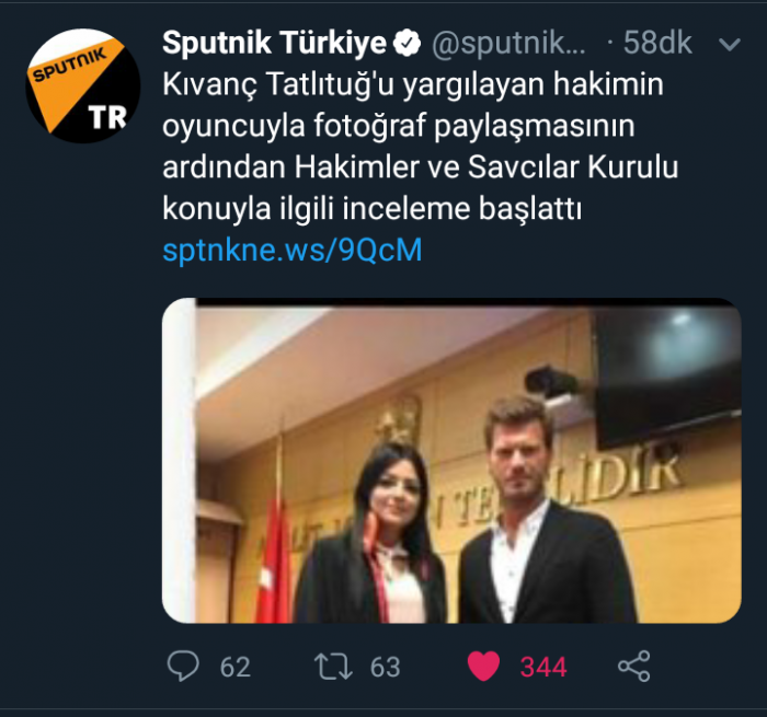 kıvanç tatlıtuğ ile fotoğraf çekilen hakim