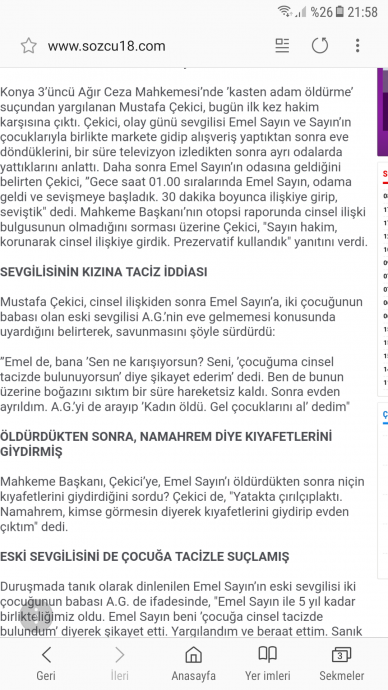öldürdüğü kadını namahrem diye giydiren konyalı