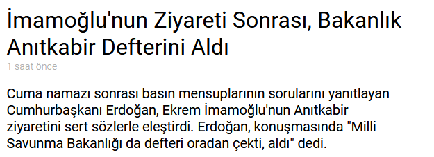 imamoğlu yazdı diye anıtkabir defterini geri almak