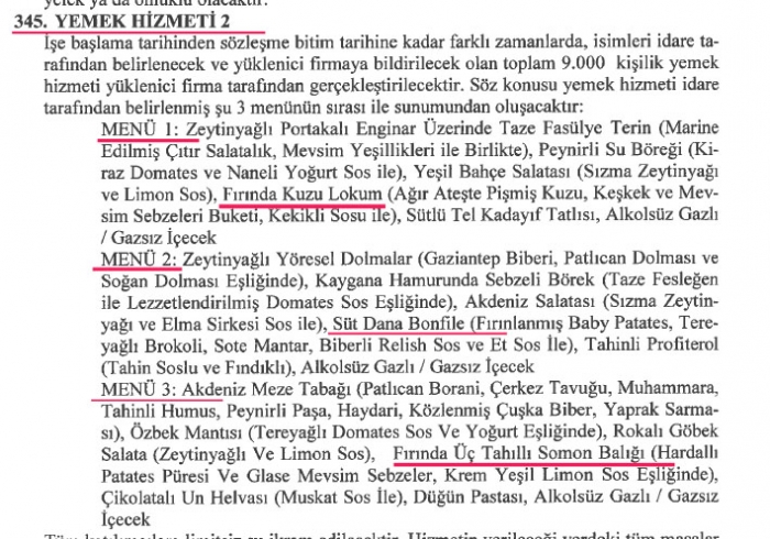 ibb nin 4 buçuk milyon tl lik yemek ihalesi