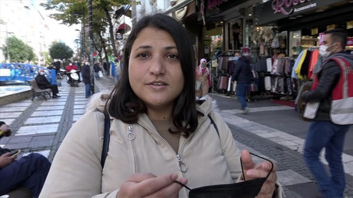 beni allah koruyor diyerek maskesiz gezen kadın