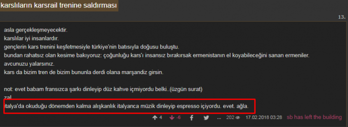 italyada okuyan babanın ulu sözlükte takılan kızı
