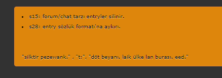 burdaki serzenişim modlaradır