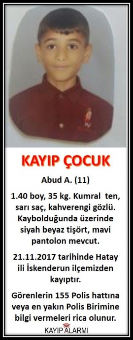 kayıp aranıyor ilanları