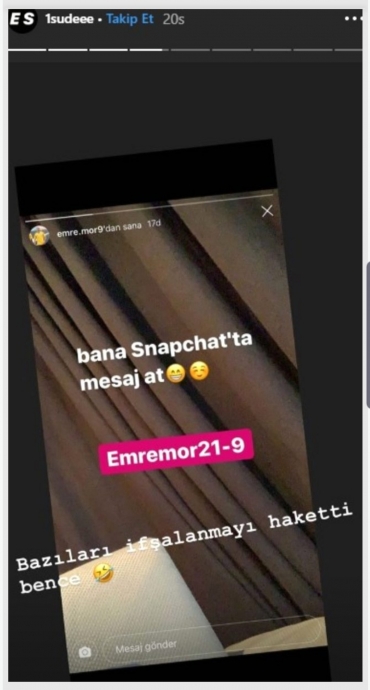 ünlü biri dm atınca kendi reklamı için ifşa etmek