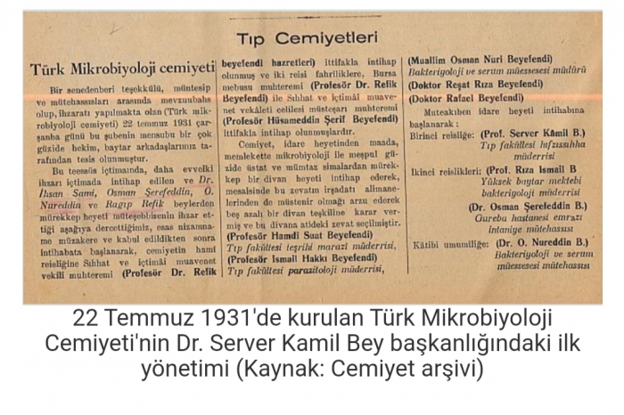 türkiye de mikrobiyolojinin öyküsü