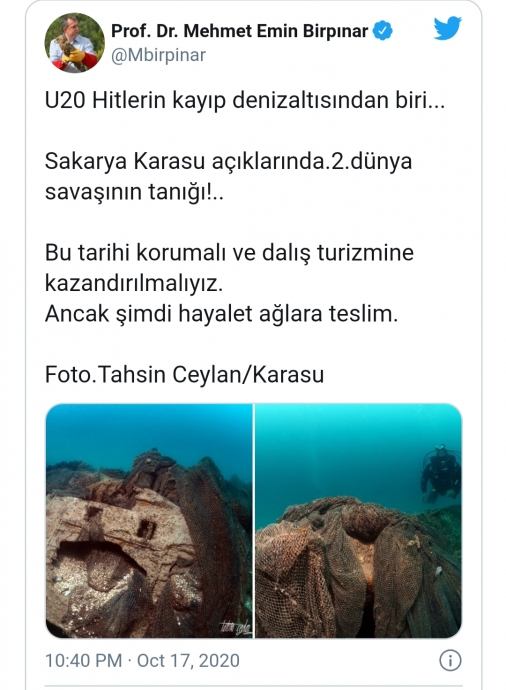 hitlerin denizaltısının sakarya da keşfedilmesi