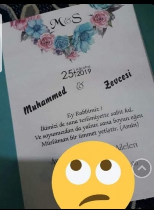 düğün davetiyesine kadının adını yazmayan zihniyet