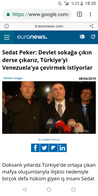 sedat peker devlet bize sokağa çıkın derse çıkarız