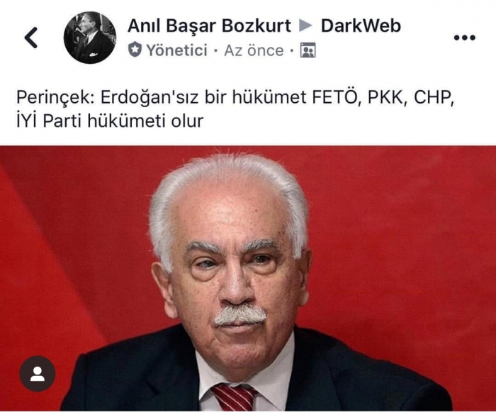 doğu perinçek in rte siz hükümet tanımlaması