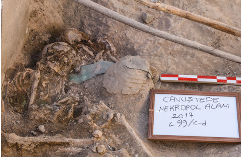 van da urartular a ait mezar bulunması
