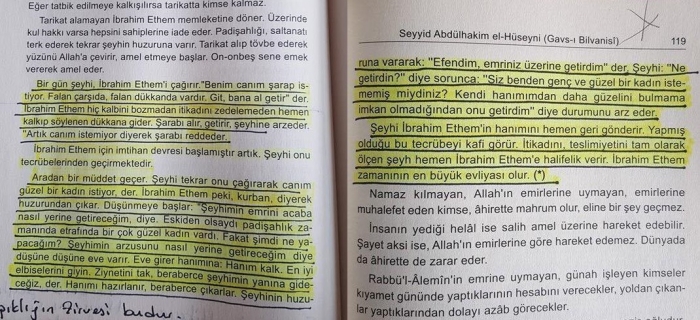 şeyhine karısını sunup halife olan menzilci sofi