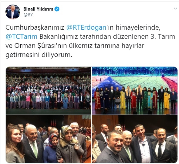 tayyip erdoğan himayelerinde yapılan tarım şurası