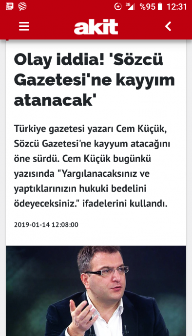 sözcü gazetesine kayyum talebi