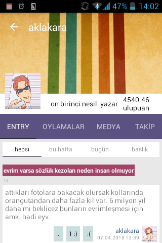 sözlük yazarlarını çıldırtacak bir şey bırak