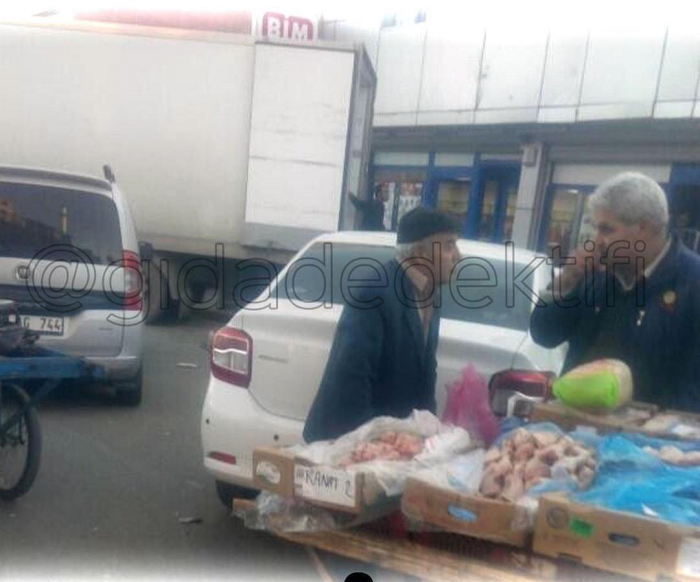 ağrı da tavuk kanat but satan seyyar satıcı