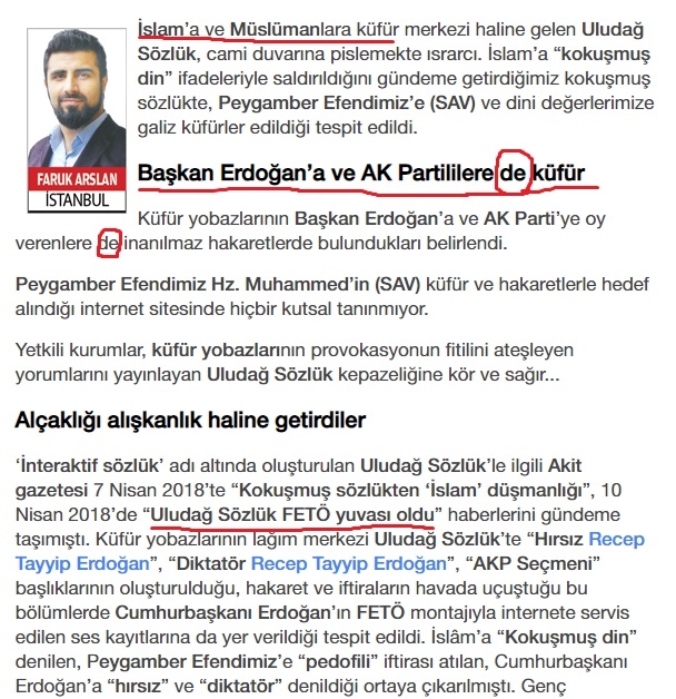 fetöcü yeni akit in islamı kullanarak yalaklanması
