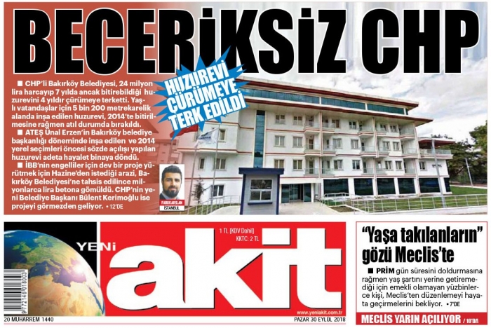 24 milyon tl harcanan huzurevi nin çöp olması