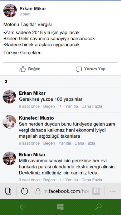 mtv nin savunma sanayisine aktarılacağına inanmak