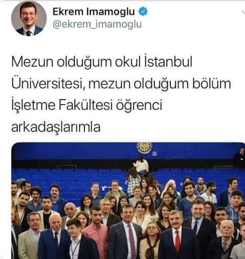 ekrem imamoğlu nun üni arkadaşları ile fotoğrafı