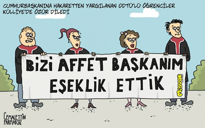 misvak mizah dergisinin odtülüler özür çalışması