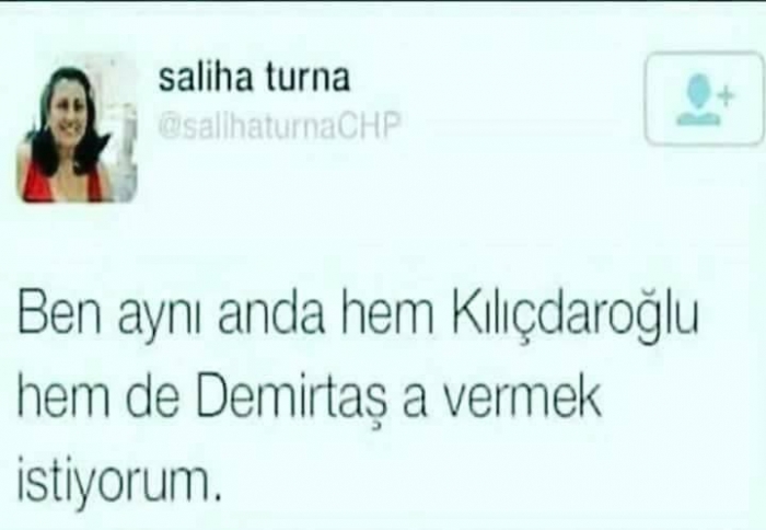 hem demirtaşa hemde kk ya vermek isteyen kadın