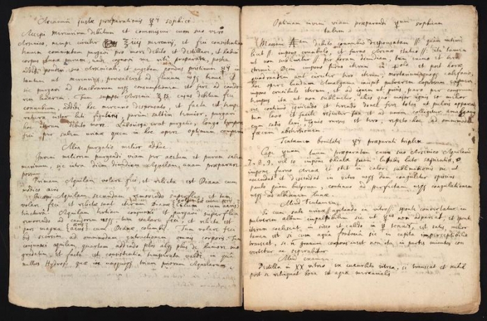isaac newton un kayıp simya tarifi nin bulunması