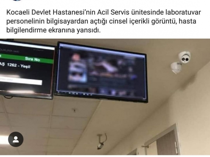 hasta bilgilendirme ekranından porno açmak