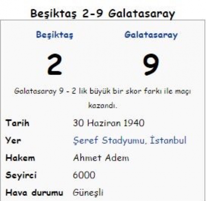 iç sahada rakipten 9 gol yemek
