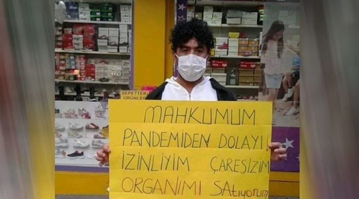 işsizlik yüzünden organını satılığa çıkartan adam