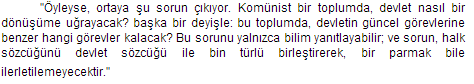 karl marx ın komünist hayatı açıklayamaması