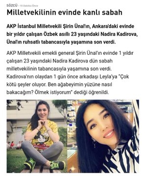 akp li vekilin evinde ölen kız