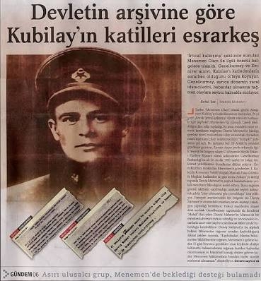 irticanın başı menemen de ezildi