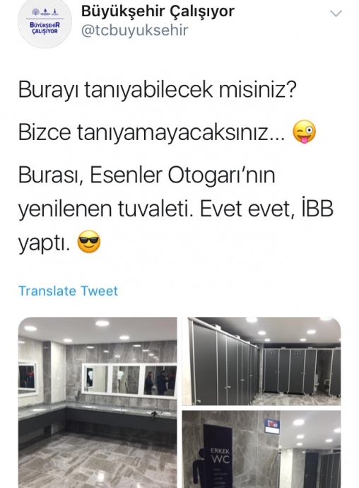 ibb nin yaptığı müthiş tuvalet hizmeti