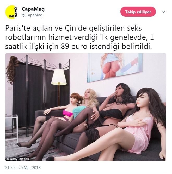 seks robotlarının hizmet verdiği genelev