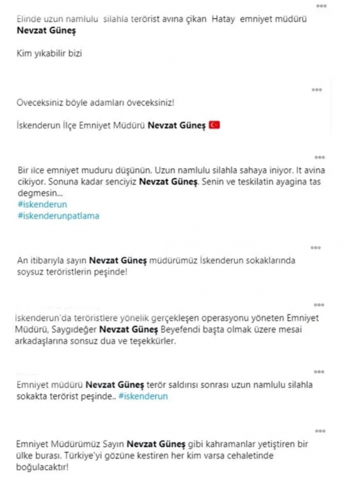 elinde silahla terörist arayan emniyet müdürü