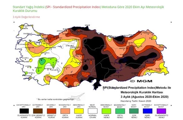 türkiye için kritik kuraklık uyarısı