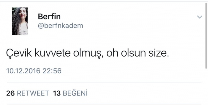 istanbul patlamasına sevinen kürt kızı