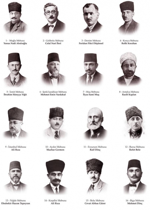 cumhuriyet ilanı için önerge veren milletvekilleri