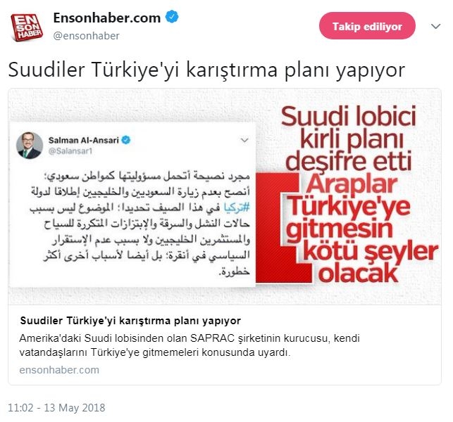 araplar türkiye ye gitmesin köyü şeyler olacak