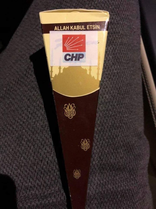 chp nin allah kabul etsin temalı lokum kutusu