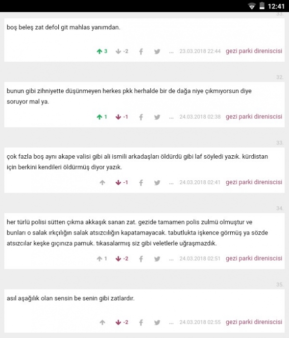 gezi parki direniscisi silinene kadar yazmama